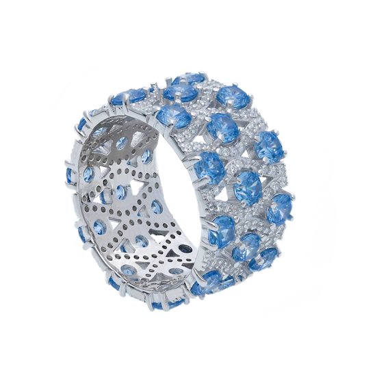 Ring Gogo Woman in Silver Cubic Zirconia 292505 - 292505